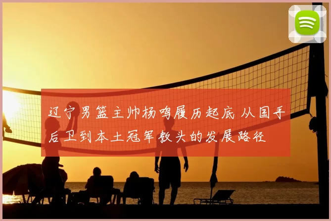 辽宁男篮主帅杨鸣履历起底 从国手后卫到本土冠军教头的发展路径